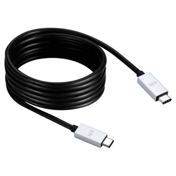 Just Mobile AluCable 鋁質USB-C to USB-C 2米連接線