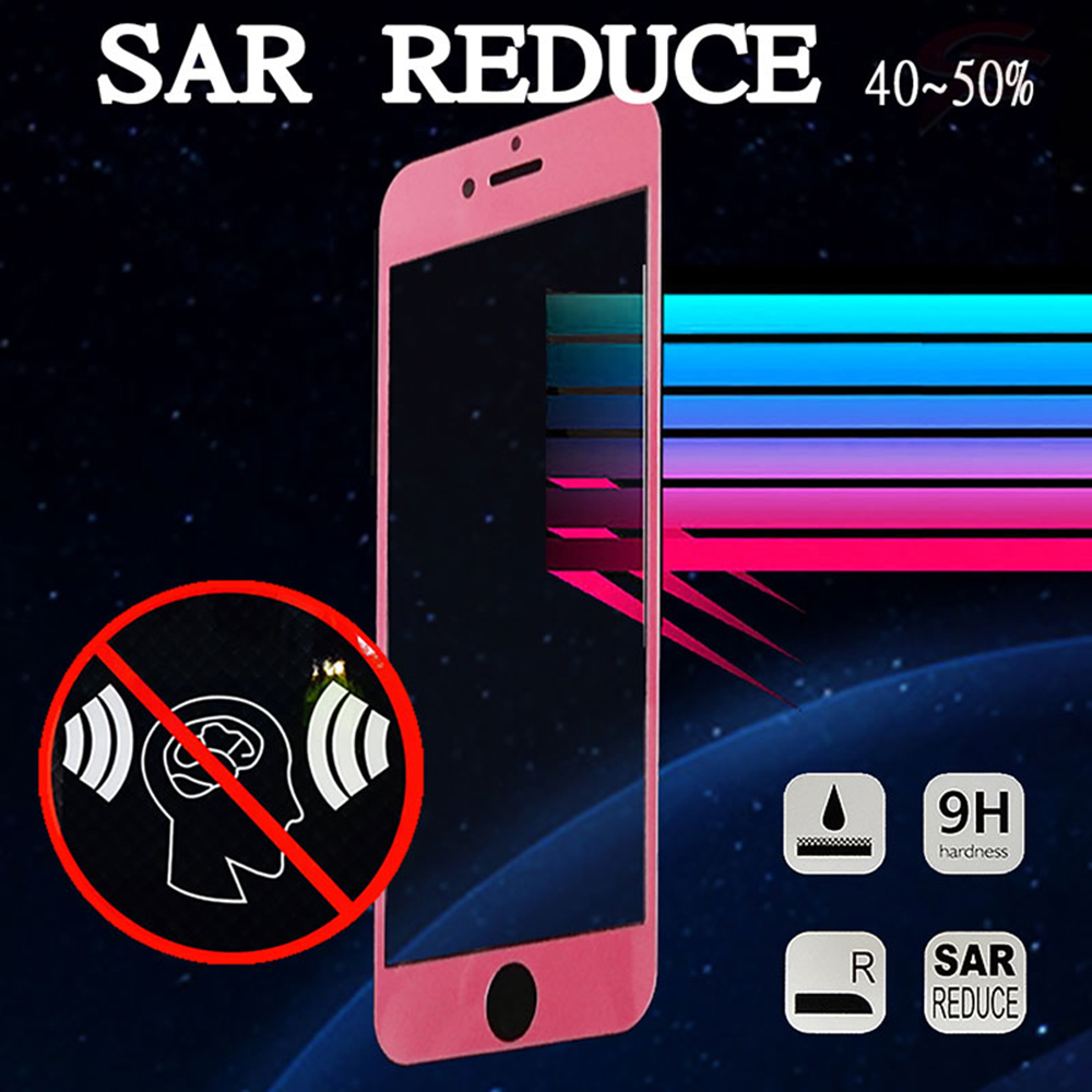 iPhone6 認證防電磁波螢幕玻璃貼/ 滿版螢幕保護貼(香檳金/玫瑰粉2色任選)