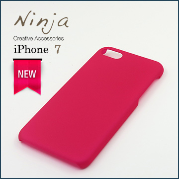 【東京御用Ninja】Apple iPhone 7（4.7吋）精緻磨砂保護硬殼（桃紅色）