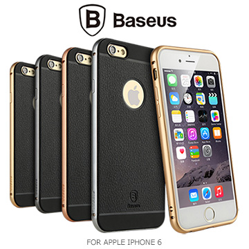 BASEUS APPLE iPhone 6 4.7吋 鉑士Pro系列 金屬邊框TPU背蓋