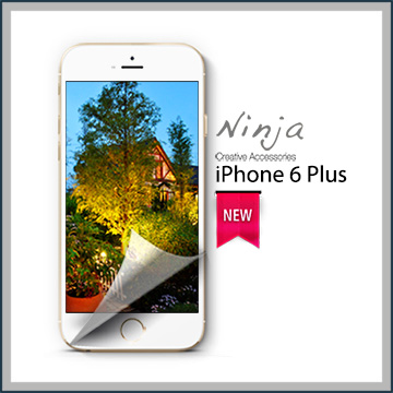 【東京御用Ninja】iPhone 6 Plus (5.5吋)專用高透防刮無痕螢幕+機身保護貼（正反兩面）