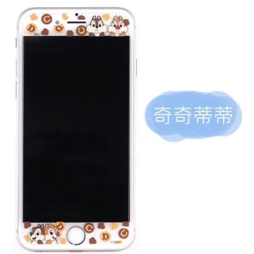 【Disney 】9H強化玻璃彩繪保護貼-大人物 iPhone 6 Plus/6s Plus
