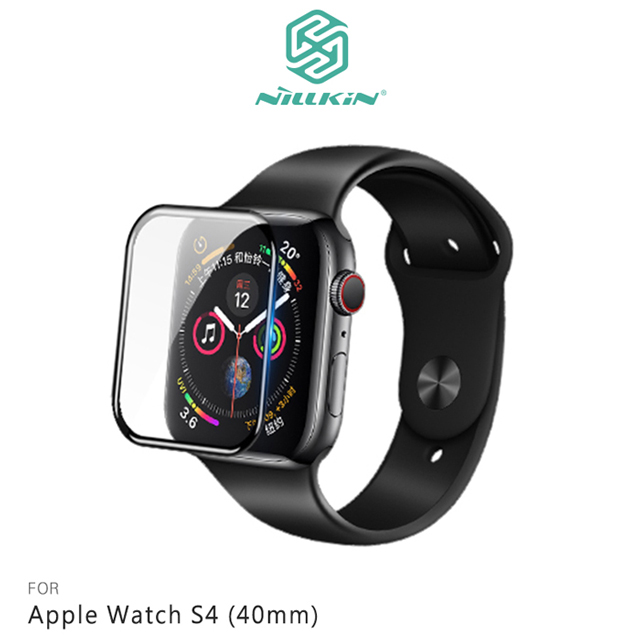 NILLKIN Apple Watch S4 (40mm) 3D AW+ 滿版玻璃貼