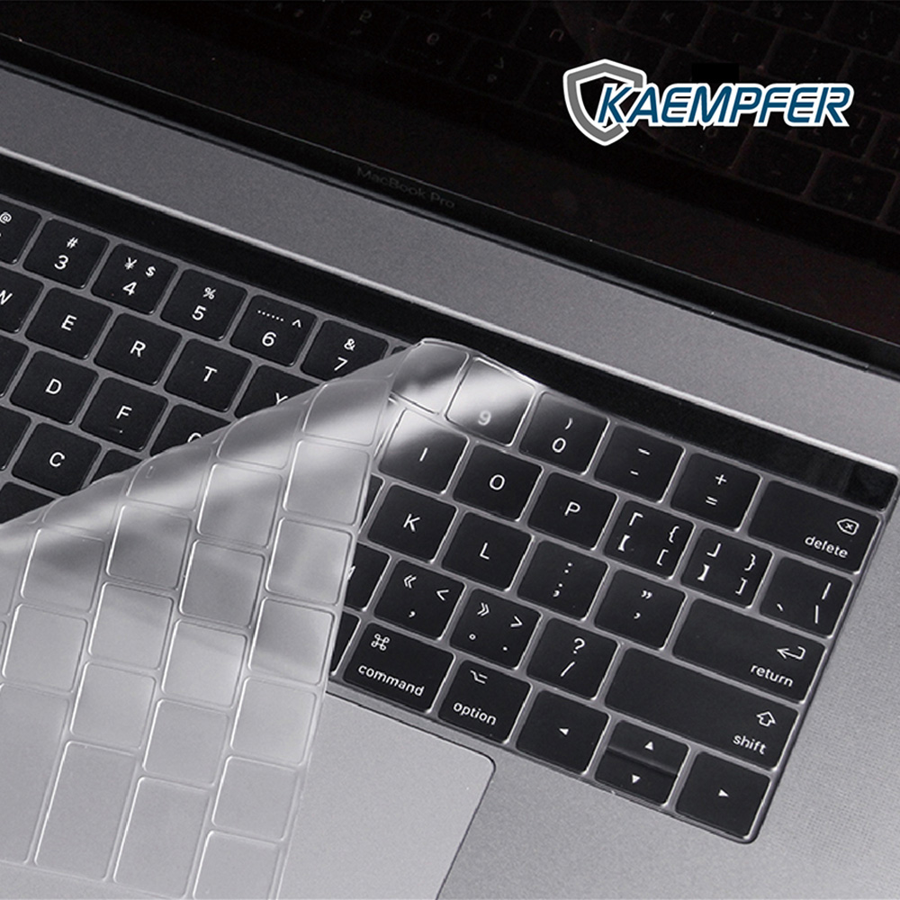 [Kaempfer Macbook 專用超服帖高透明度防水鍵盤膜 (13&15 吋Touch Bar&Touch ID)