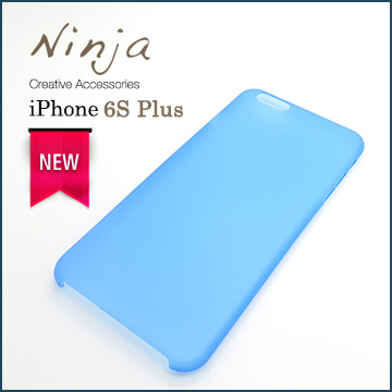 【東京御用Ninja】iPhone 6s Plus (5.5吋) 超薄質感磨砂保護殼（霧透藍）