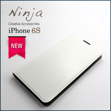 【東京御用Ninja】Apple iPhone 6S（4.7吋）經典瘋馬紋保護皮套（白色）