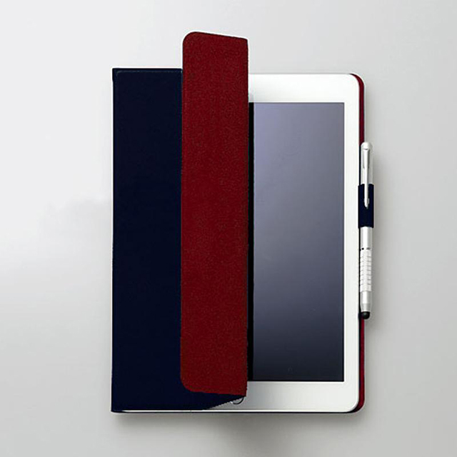 【FENICE】超薄型黏貼式 iPad Pro 10.5吋保護皮套 (深藍)