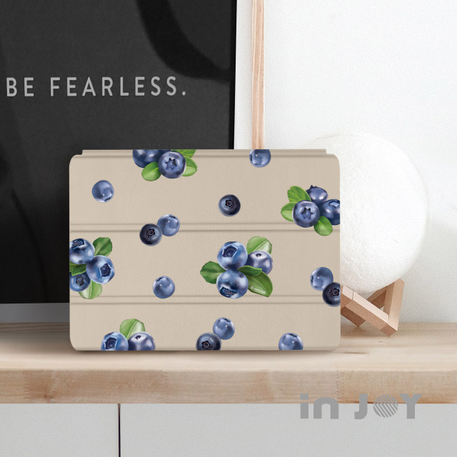 INJOY mall iPad Pro 11 系列 Smart cover皮革平板保護套 微醺小藍莓