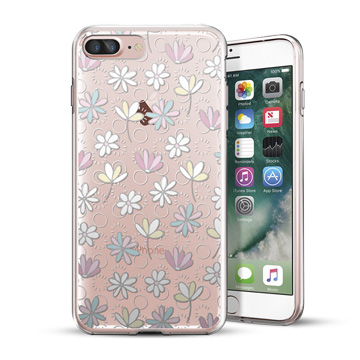 PIXOSTYLE iPhone 7 Plus / iPhone 6 Plus 原創設計保護殼-三色花