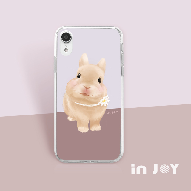 INJOY mall iPhone 7 / 8 療癒兔兔透明 防摔手機殼 保護殼