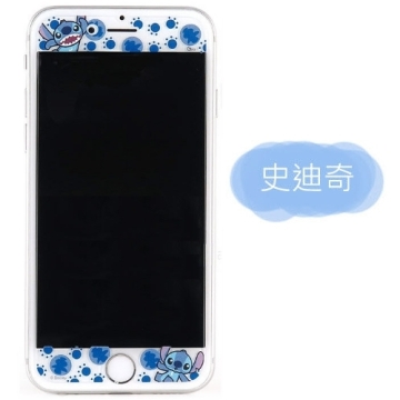 【Disney 】9H強化玻璃彩繪保護貼-大人物 iPhone 8 (4.7吋)