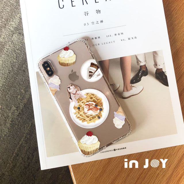 INJOY mall iPhone 7 / 8 愛甜食米格魯防摔耐震亮面手機殼 保護殼