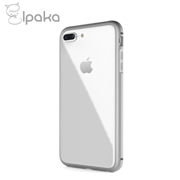 Elpaka Magnet iPhone 8 Plus/7 Plus 鋁合金磁吸式保護邊框-銀色