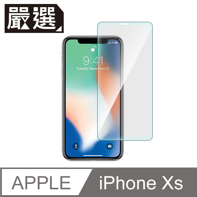 嚴選 iPhone XS 疏水疏油鋼化玻璃保護貼(5.8吋）