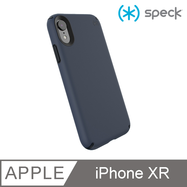 Speck Presidio Pro iPhone XR 抗菌柔觸感防摔保護殼-海軍藍