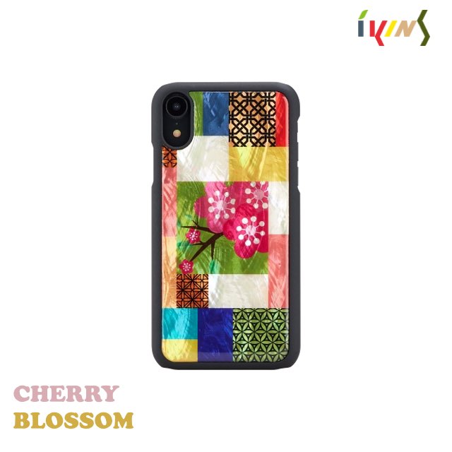 Man&Wood iPhone XR 天然貝殼 造型保護殼-櫻花綻放 Cherry Blossom