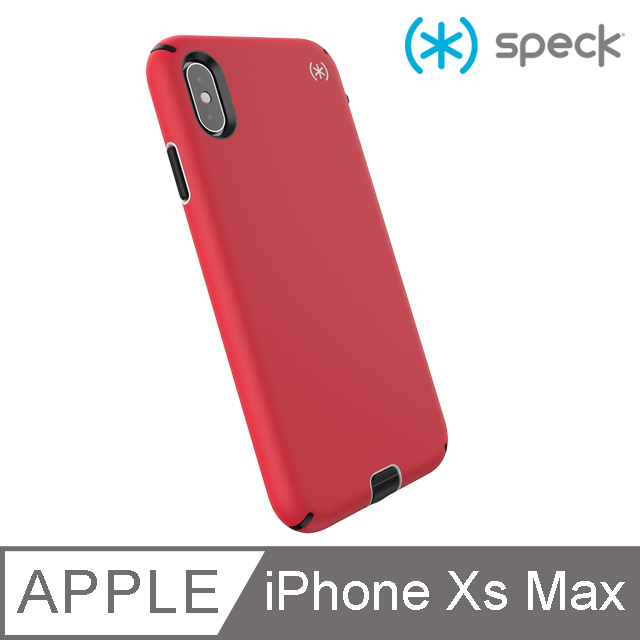 Speck Presidio Sport iPhone Xs Max 抗菌抑臭運動型防摔保護殼-紅色