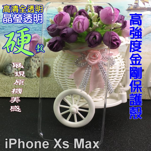 iPhone Xs Max 高強度金剛背蓋保護殼-高透明