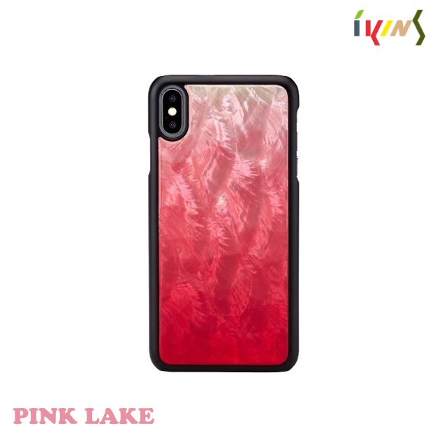 Man&Wood iPhone Xs Max 天然貝殼 造型保護殼-漸粉湖岸 Pink Lake