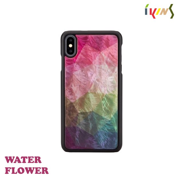 Man&Wood iPhone XR 天然貝殼 造型保護殼-池映之花 Water Flower