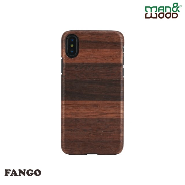 Man&Wood iPhone XS / X 經典原木 造型保護殼-芬格 FANGO