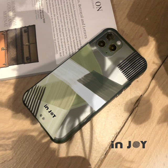 INJOY mall iPhone X 抹茶那堤 輕巧耐撞擊邊框手機殼