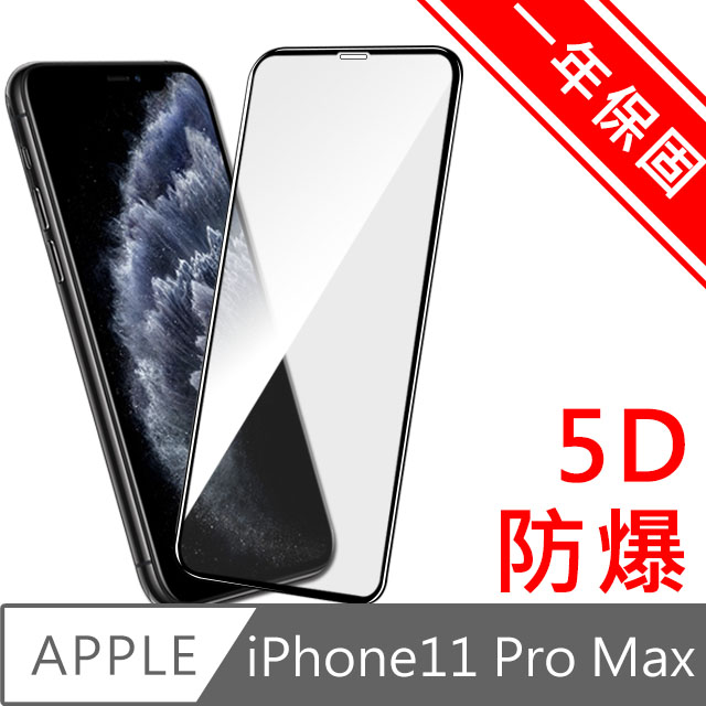 Diamant iPhone11 Pro Max 全滿版5D曲面防爆鋼化玻璃貼 黑