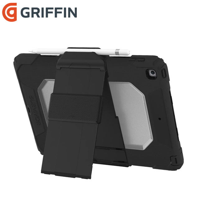Griffin Survivor All-Terrain iPad 10.2吋 多重防護保護套組-黑/透明