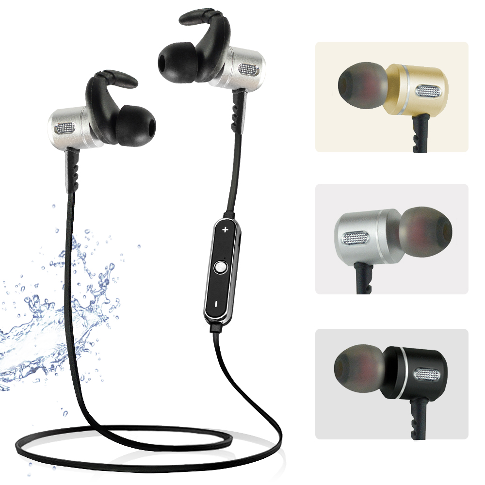 【YANGYI揚邑】YS005運動立體聲可通話耳塞式鋁合金藍芽耳機-金