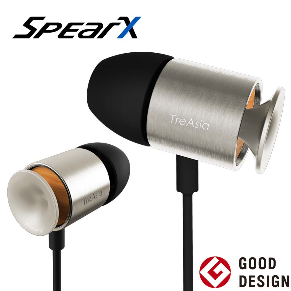 【SPEARX 聲特科技】 SpearX 跨域美聲 T+S O3全音域留聲耳機-銀色
