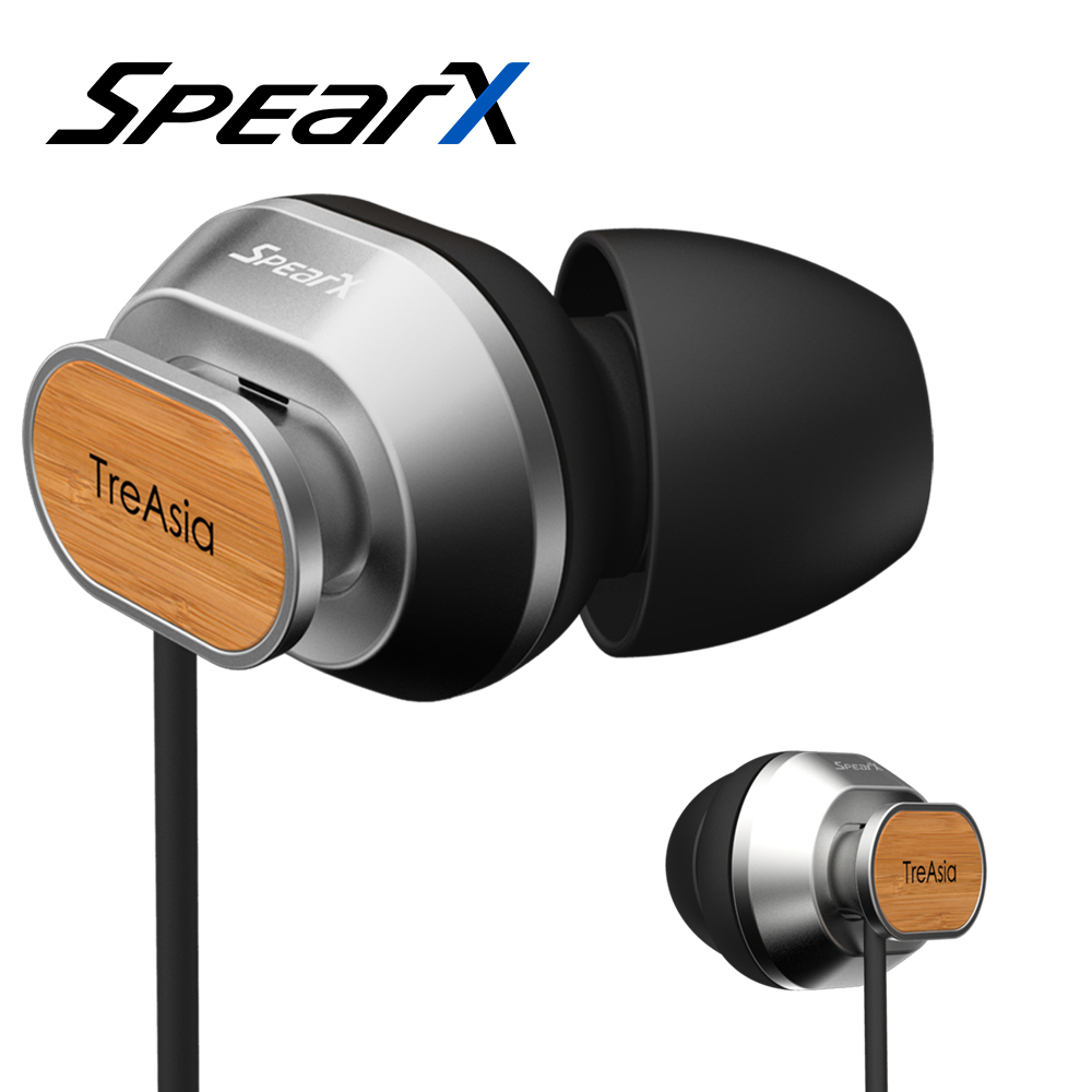 【SPEARX 聲特科技】 SpearX 跨域美聲 T+S O1全音域留聲耳機-銀色
