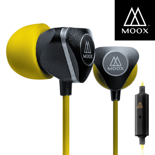 【穆克斯MOOX】 X9iB入耳式線控耳機－金屬黑