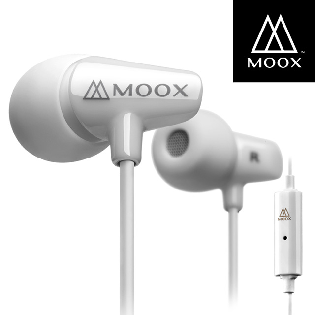 【穆克斯MOOX】 X7iW入耳式線控耳機－陶瓷白