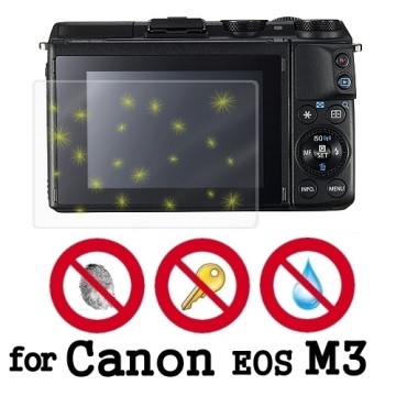 D&A Canon EOS M3 相機專用日本原膜NEW AS玻璃奈米螢幕保護貼