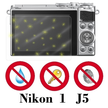 D&A Nikon 1 J5相機專用日本原膜NEW AS玻璃奈米螢幕保護貼