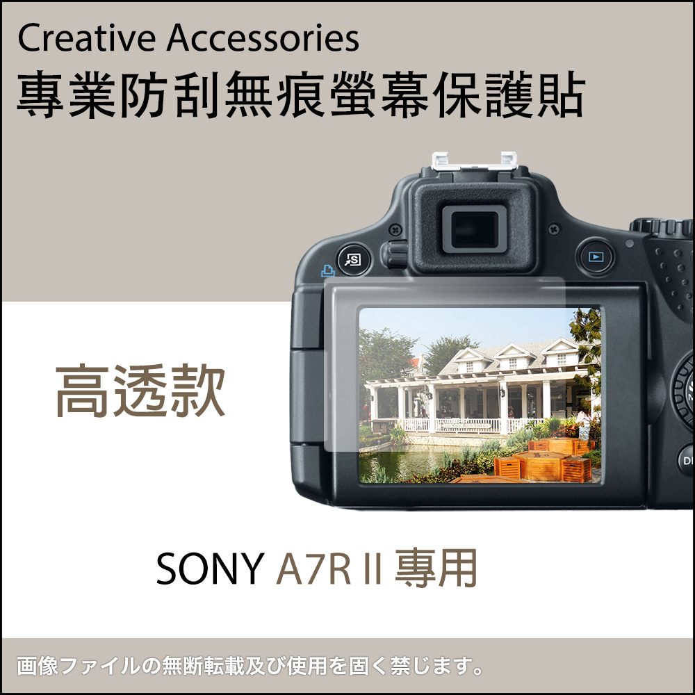 SONY A7R II專用防刮無痕螢幕保護貼(高透款)