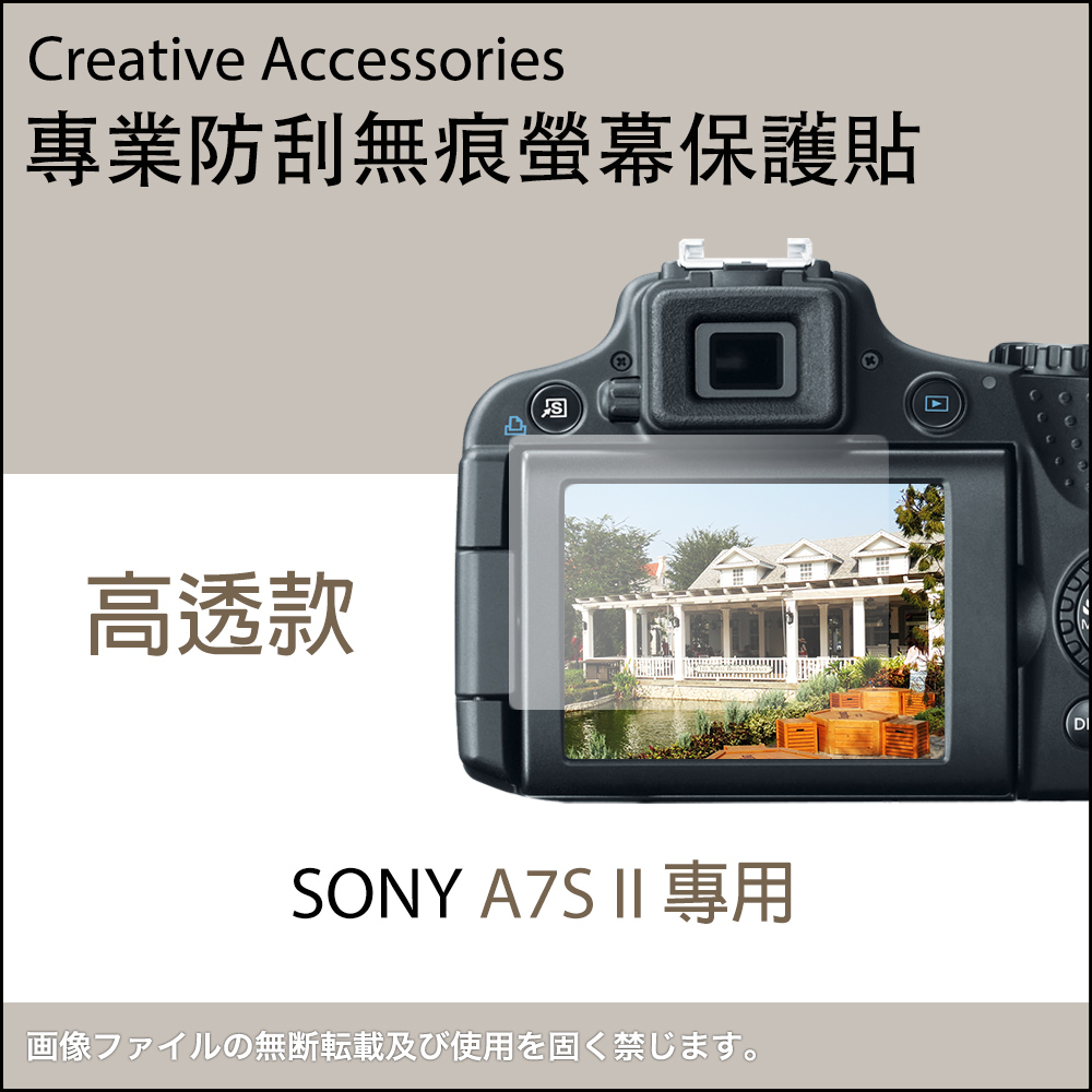 SONY A7S II專用防刮無痕螢幕保護貼(高透款)