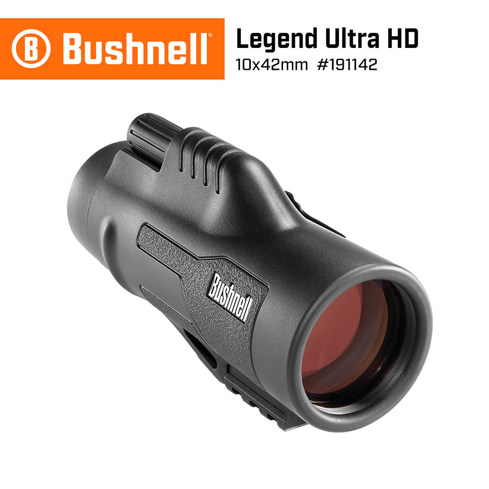 【美國 Bushnell 倍視能】Legend Ultra HD 傳奇系列 10x42mm ED螢石手持型單眼望遠鏡 191142 (公司貨)