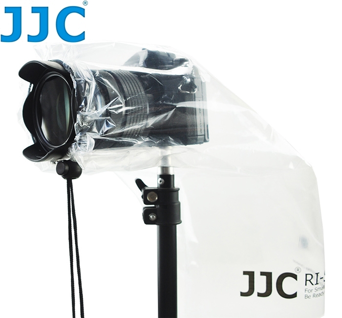 JJC微單眼輕單眼相機雨衣組RI-S,輕薄透明款