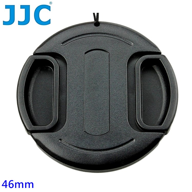 JJC原廠單眼相機鏡頭蓋46mm鏡頭蓋LC-46附繩