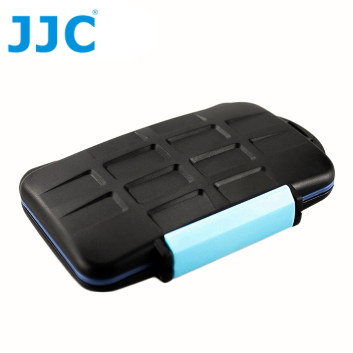 JJC記憶卡收納盒儲存盒適CF四張.SD八張即共12張卡,MC-2