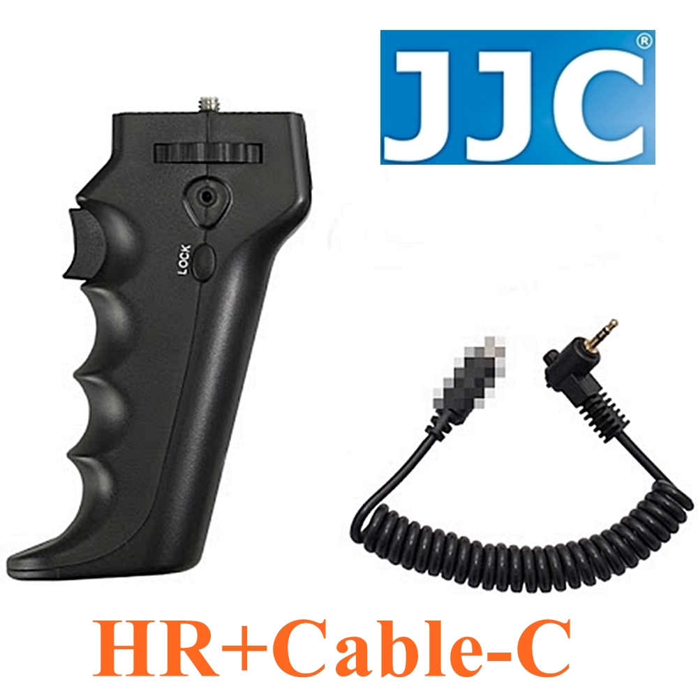 JJC快門手把HR+Cable-C,相容Canon快門線RS-60E3