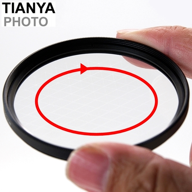 Tianya 6線*字星芒鏡43mm(可旋轉)