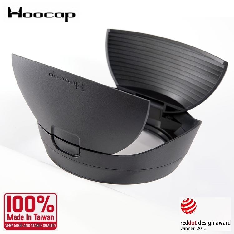 台灣HOOCAP二合一鏡頭蓋兼遮光罩R8277C,相容Canon原廠遮光罩ET-87遮光罩ET87遮光罩和77mm鏡頭蓋