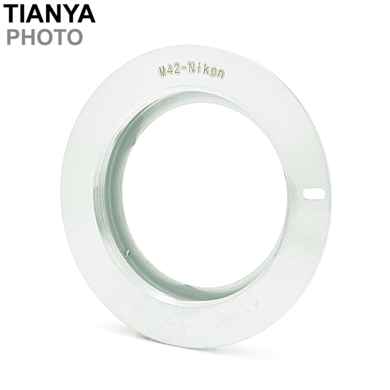 Tianya製造M42轉Nikon F鏡頭接環(有檔板即有遮蔽環)