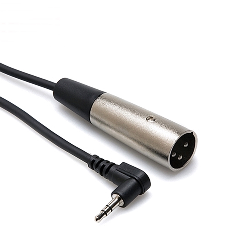 HOSA音源線L型3.5mm立體聲TRS轉XLR3M音訊線XVM-105M