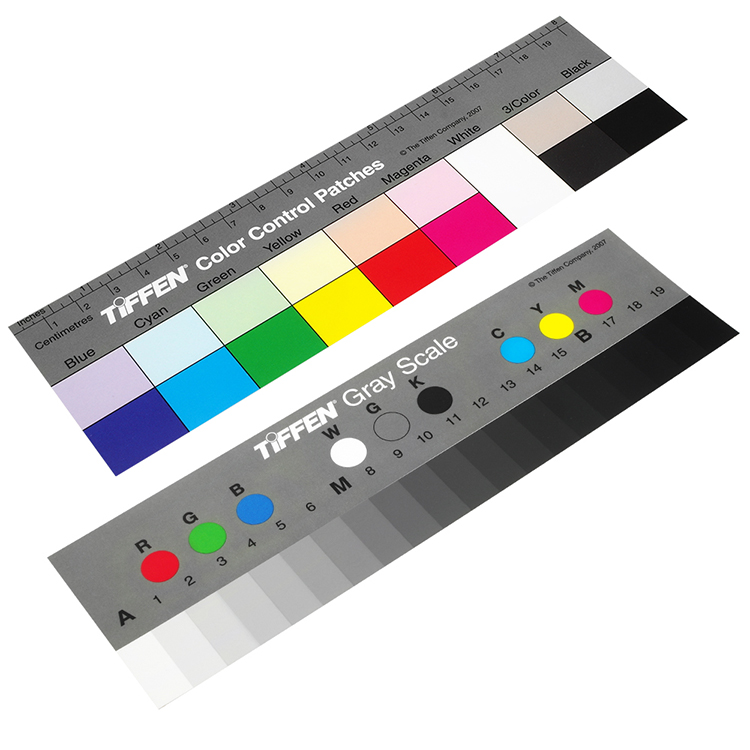 美國TIFFEN天芬專業色階校色卡+標準灰卡Q-13(2張入)校色版適商業攝影