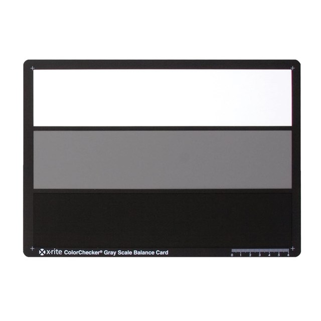 美國X-Rite ColorChecker灰階卡Gray Scale Card 18%灰卡色彩校正白平衡卡M50103