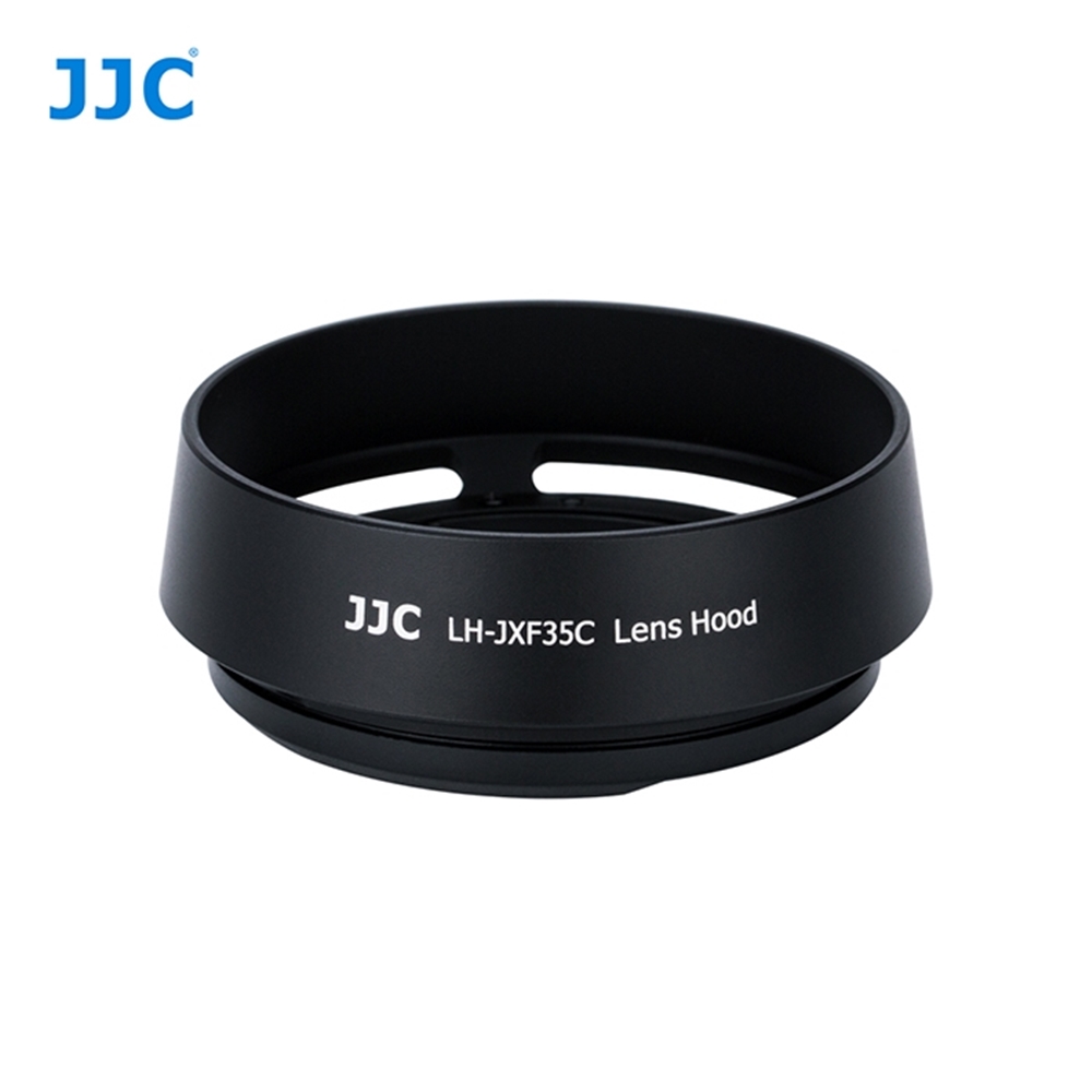 JJC副廠Fujifilm遮光罩LH-JXF35C相容富士原廠LH-XF35II太陽罩(黑色)