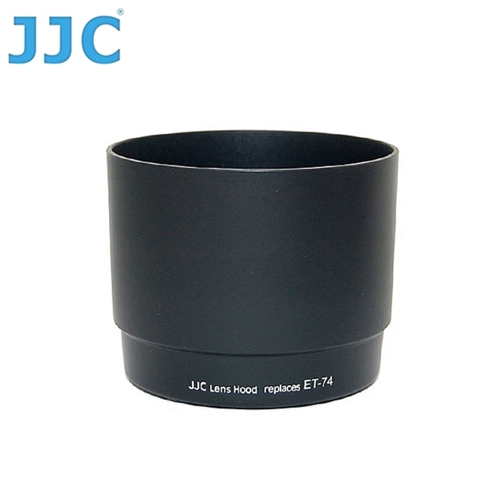JJC副廠Canon遮光罩LH-74相容佳能原廠ET-74遮光罩(圓筒型,黑色)適EF 70-200mm F4L IS USM小小黑